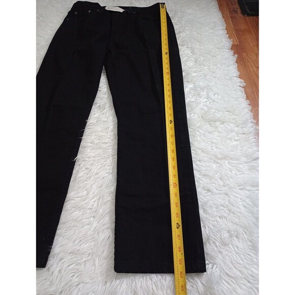 George Big Mens Regular Jeans Black Straight Leg Size 33x30 - Picture 5 of 11